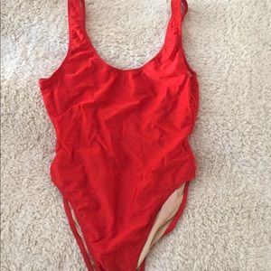 American Apparel low back one piece